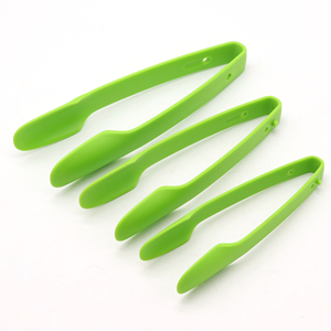 EVERSUN ESFT-101 3 Pieces/set Plastic <strong>Barbeque</strong> <strong>Tong</strong> 3 in 1 Anti-slip Salad <strong>Tong</strong> Bread Clip Kitchen Tools - Product Image 3