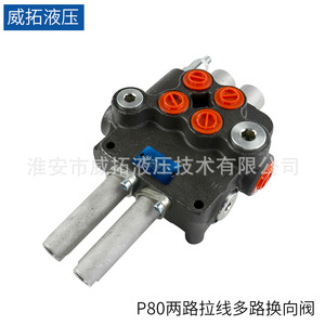 Vanne directionnelle multi-voies à commande électrique P40-2 pour systèmes hydrauliques avec raccord à filetage interne - Product Image 5