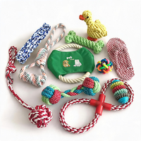 Hoogwaardige katoenen mode-speelgoed voor honden, schattig, grappig, interactief, met tandenreiniging voor middelgrote honden, voor dagelijks gebruik.