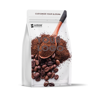 Sacs à café personnalisés 125g 250g 500g 1000g Vente en gros d'usine Emballage recyclable en matériau monobloc avec valve et fermeture éclair