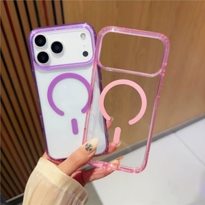 Funda Transparente Antigolpes de Acrílico para iPhone 17 Pro Max, Protector Magnético Transparente para Teléfono Celular - Product Image 3