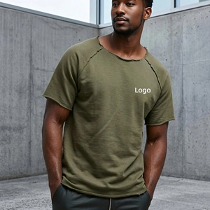 Professional Custom Men’s Wear Factory Supporting OEM ODM Service High Quality 250 Gsm 100% Combed Cotton Loose Fit <b>Tshirt</b> - Product Image 1