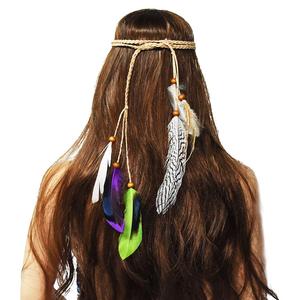 Hecho a mano <span class=keywords><strong>de</strong></span> la cadena <span class=keywords><strong>de</strong></span> las mujeres Boho diadema accesorio para el cabello para mujer - Product Image 5