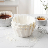 Papiers de cuisson en silicone pour cheesecake basque, résistants à la graisse, adaptés au four, jetables, écologiques, antiadhésifs, pour moules à gâteaux, usage domestique