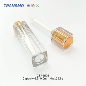 Contenants de brillant à lèvres personnalisés en gros avec logo, 6,5-9,0 ml, flacon en plastique avec bouchon à vis, tubes de brillant à lèvres avec pinceau du fabricant - Product Image 4