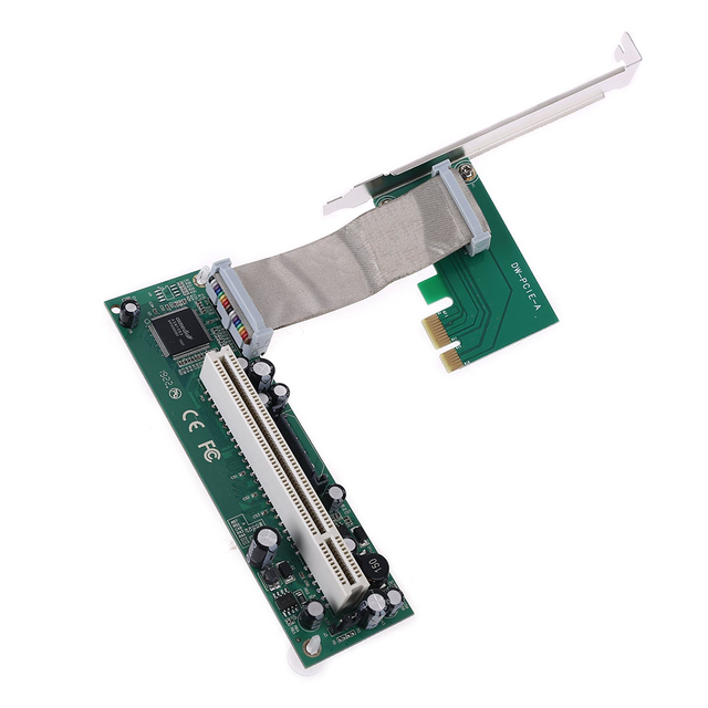 PCIe to PCI Expansion Card PCIe to Dual PCi Slot Expansion Card Supports Acquisition Cards