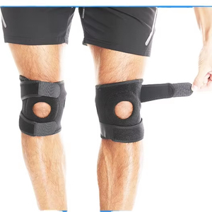 Có thể điều chỉnh Bi-directional Dây đai dày Neoprene đầu gối Brace hỗ trợ-Làm giảm acl lcl MCL meniscus Nước Mắt viêm khớp viêm gân - Product Image 1