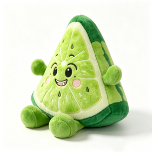 Peluche de rodaja de lima personalizado, Peluche de fruta, Lindo peluche de lima, Peluche de cítrico, Peluche de rodaja de lima verde - Product Image 2