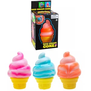 Portable Torch Ice Cream Cone Stress Toy Built-in Music Squeeze Kneading Vent <b>Fidget</b> Toy Unisex for Babies 0-24 Months - Product Image 6