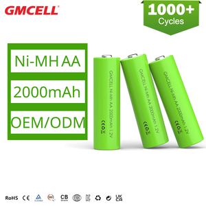 Fournisseur de batteries nickel-hydrure métallique, vente en gros de piles rechargeables NI-MH AA, AAA 1,2 V, cellules de batterie 1300/1500/2000/2500/2600 mAh - Product Image 1