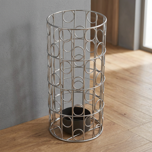 Cylindrical Shape <b>Tea</b> <b>Light</b> Iron <b>Lantern</b> Candle Holder Heat Resistant For Home Decoration - Product Image 2