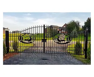 Latest iron house gate grill designs deer wrought iron gate