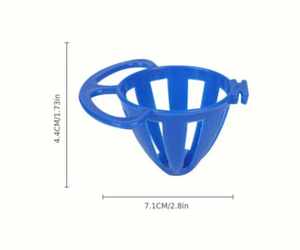 Contenitore Ecologico in Plastica per Mangime di Uccelli e Pappagalli, Cestello Appeso per Frutta, Verdura e Uova, Utensile per l'Alimentazione di Animali Domestici - Product Image 3