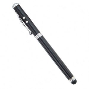 LED Light <b>Pen</b> <b>4</b>-in-1 Metal Ballpoint with 1.0mm Writing Width and Custom Logo Print for Promotional Gifts - Product Image 3