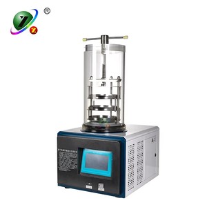 Tischgerät aus Edelstahl PLC Labor-<span class=keywords><strong>Desktop</strong></span> Mini-Gefriertrocknungssystem Vakuumtrocknung für Forschung und Konservierung - Product Image 4