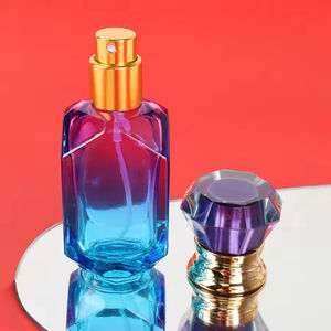 Venta al por Mayor de Botellas de Perfume de Vidrio Degradado de Lujo de 30 ml y 50 ml, Botellas Portátiles para Dispensar Perfume - Product Image 2