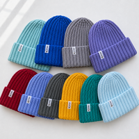 Gorro de Punto Personalizado Dymf con Logotipo Tejido, Gorro de Invierno con Borde Reforzado, Cálido, al por Mayor, Personalizado, para Exteriores