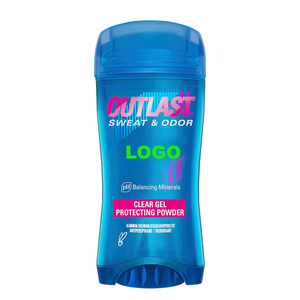 Private Label Anti trans pirant <span class=keywords><strong>Deodorant</strong></span> für Frauen 2.6 oz Clear Gel Langlebiges Rosen duft pulver für den Körper - Product Image 1