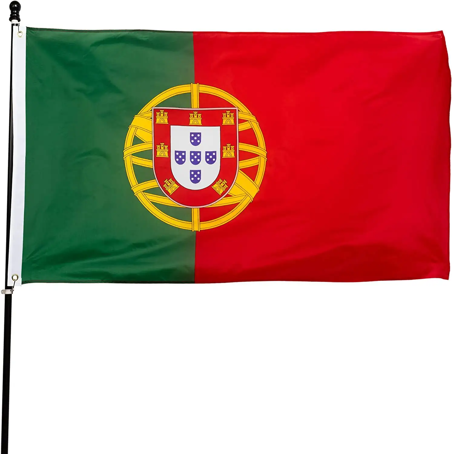 Wholesale High Quality National Portugal Flag 3*5ft Country Flag Outdoor Flying Banner Flag