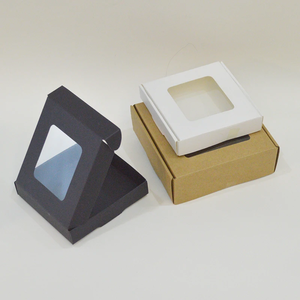 Eco-friendly Custom Kraft <strong>Paper</strong> Cardboard <strong>Box</strong> Branding Product Window PVC Boxes Gift Make-up <strong>Box</strong> For Packaging - Product Image 1