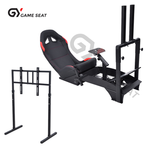GY046-2 Custom Material Sim Racing Driving Simulator Cockpit <strong>Playseats</strong> Seat for <strong>Thrustmaster</strong> T150RS,Logitech G25,G27,G29,G920 - Product Image 1