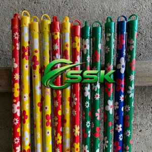Vietnam's Best Selling Household Mop Stick 120cm Eucalyptus Core Soft PVC Coating Wooden Handle 2-in-1 for Toilet Furniture Use - Product Image 5
