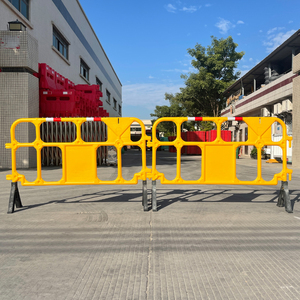 Barrera de Tráfico de Plástico HDPE de 1600*1000 mm Moldeada por Soplado, Barrera de Seguridad Temporal para Control de Multitudes - Product Image 5