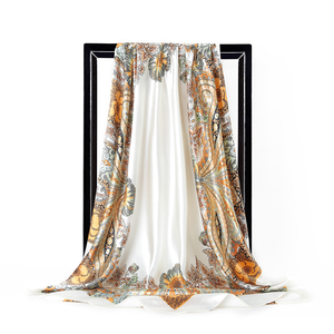 Écharpe en mousseline de soie froissée de luxe pour femmes musulmanes Voiles de mariage Châles en mousseline de soie crêpe texturée - Product Image 1