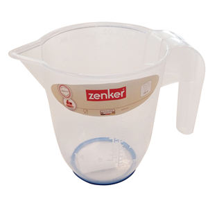 Caja apilable 54 Jarra de plástico transparente graduada de 1000ml para medir líquidos Herramientas para hornear para el hogar Cocina 250ml 500ml PC - Product Image 1