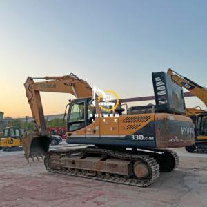 Excavadora de Ruedas Hyundai R330LC-9T Usada Original de Corea, Color Amarillo, Alta Potencia de Excavación, Incluye Motor y Bomba, 1 Año de Garantía - Product Image 2