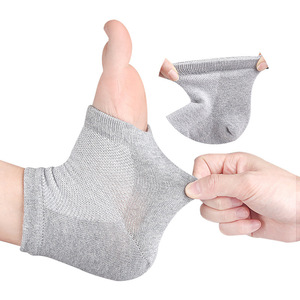 Soporte ligero para el talón y tobillo para el cuidado de los pies, manga de compresión tejida para el tobillo con gel para el talón, alivia el <span class=keywords><strong>dolor</strong></span> y las grietas del talón - Product Image 3