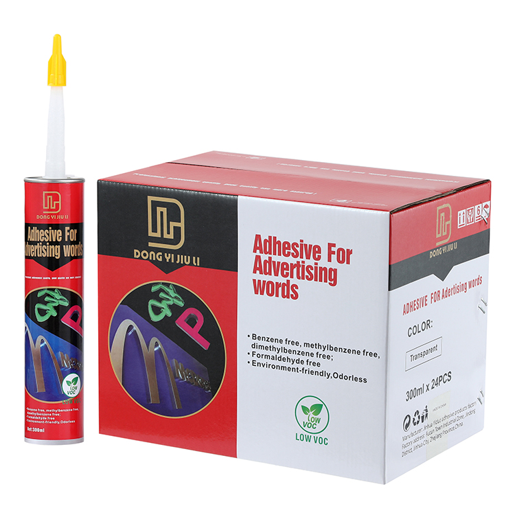 OEM transparent ECO friendly strong bonding neutral colle fix all adhesive liquid nails for construction