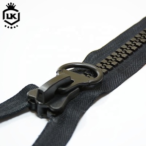 Lanke răng lớn chất lượng cao Kích thước 20 và 30 vàng khổng lồ khổng lồ răng lớn Zip <span class=keywords><strong>Tape</strong></span> cuộn dây kéo nhựa cho túi quần áo - Product Image 5