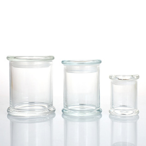 Bán Buôn Thủy Tinh Trong Suốt Chai Vòng Glass Container Trang Trí Cho Phòng Khách Rỗng Jar Cho Nến Cup - Product Image 3