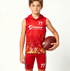 Maillot de football personnalisé pour jeunes 5v5, uniforme de football 5 sur 5, couleurs vives, résistant à la décoloration - Product Image 1