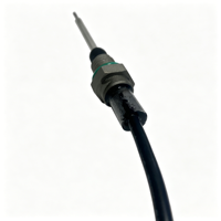 Sonde de niveau en acier inoxydable 316 haute précision, anti-interférence, résistante à la corrosion, filetage G1/2, sortie numérique 5V NPN PNP