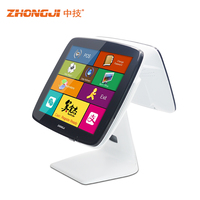 Système de point de vente tout-en-un ZHONGJI avec écran tactile 15 pouces, modèle Windows A3, Wi-Fi 6, caisse enregistreuse pour les magasins