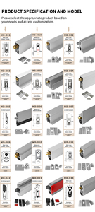 Solution Premium Moderne en Aluminium pour l'Isolation Phonique et la Réduction des Courants d'Air – Bande d'Étanchéité Automatique pour Bas <span class=keywords><strong>de</strong></span> <span class=keywords><strong>Porte</strong></span> Extérieure Facile à Installer - Product Image 5