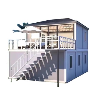 Maison de 5 chambres à coucher Maison mobile extensible de 2 chambres à coucher Maison de conteneur en acier portable étanche pour bureau ou chambres à coucher - Product Image 3