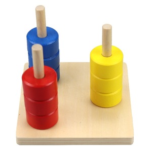 Ausili Didattici Montessori per Neonati 0-3 Anni, Giocattoli in Legno per l'Apprendimento Genitore-Figlio, per Asilo e <span class=keywords><strong>Educazione</strong></span> Precoce Familiare - Product Image 5