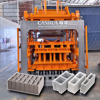 Máquina Multifuncional Qt615 para Fabricar Bloques de Ladrillo Hueco de Cemento, Máquina para Hacer Bloques de Hormigón con Materia Prima de Concreto