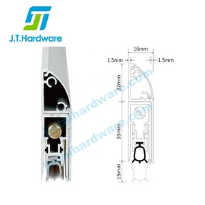 Guarnizioni <span class=keywords><strong>per</strong></span> porte <span class=keywords><strong>a</strong></span> discesa montate in alluminio chiusura automatica della porta con stantuffo in ottone - Product Image 2