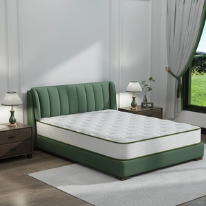 Colchón personalizado de 14 pulgadas de felpa de <span class=keywords><strong>gel</strong></span> medio-suave de espuma viscoelástica de tamaño King para uso en el hogar, escuela, Hospital, Hotel - Product Image 3