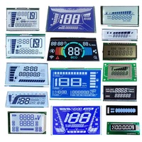 Panel Meter LCD VA Tipe 4 1/2 Digit dengan Lampu Latar LED Putih untuk Speedometer/Odometer Sepeda Motor Yamaha, Dijual Langsung dari Pabrik