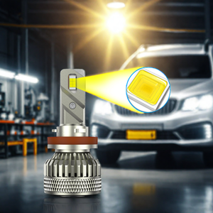 ไฟหน้ารถยนต์ LED กำลังสูงพิเศษ พร้อมท่อทองแดง 3 เส้น รองรับ Canbus รุ่น H1 H4 H7 H11 สำหรับรถยนต์โตโยต้า ครุยเซอร์ - Product Image 4
