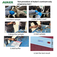 25 kits par boîte, test rapide de grossesse précoce pour ruminants, pour la détection précoce de la grossesse chez les vaches/les chevaux