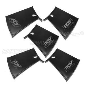 สปอยเลอร์หลังรถยนต์แบบใหม่ พร้อมขาตั้งกันชนสำหรับ Subaru Impreza 2002-2007 WRX STi ปีกสปอยเลอร์แบบแข็งแรงพร้อมขาตั้งเสริม - Product Image 2