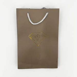 带有您自己徽标的金色/黑色礼品袋小型企业设计袋 - Product Image 2