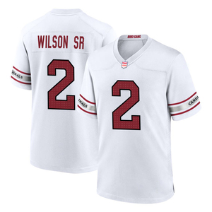 Maillots de football américain personnalisés 2025 Arizona – Uniformes brodés pour jeunes avec logos – Tenues de sport blanches - Product Image 2