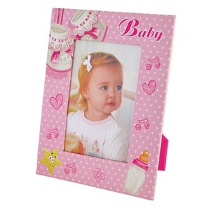 Cornice per Foto Bambina Personalizzata Formato A4 in Plastica e Metallo per Regali Cornice per Dipinti - Product Image 1